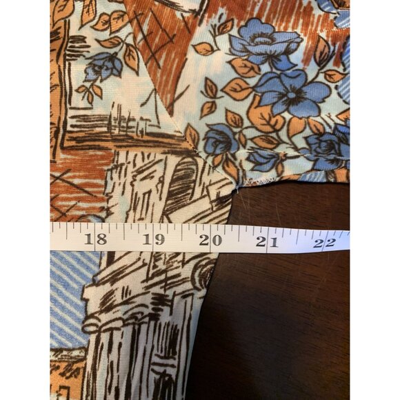 Vintage Montgomery Wards 70'S Old Town Pointed Collar Shirt Size L - Picture 6 of 9